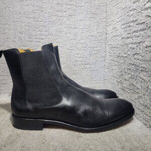 Beckett Simonon Bolton Men's Size 11 US Black Leather Pull on Chelsea Boots